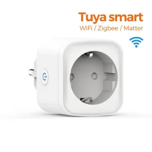 Tuya Smart 16A TUV WiFi WLAN Smart Socket and Plug with Power Consumption Measurement Schedule Remote Control 16A Plug Outlet