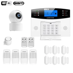 Tuya Smart 2.4G GSM Wi Fi Home Security Alarm System WG500 PIR Motion Sensor SOS Function App Remote Control ABS Material