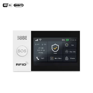 Tuya Smart 2.4G WiFi GSM Home Security Alarm System 4.3 inch IPS Display ABS 100 Zone PIR Motion Sensor App Remote Control