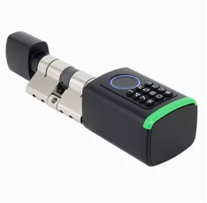 Tuya Smart Fingerprint Door Lock No Wiring Required, WiFi APP Remote Control Keyless Entry Digital Lock with Password Keypad