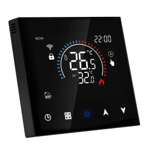 Tuya Smart Floor Heating Systems Thermostat with 2-Year Warranty 3D Model Design Thermostat for School Hotel Office Thermostat