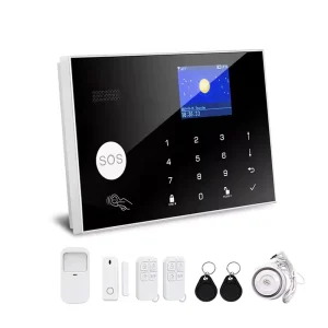 Tuya Smart GSM WiFi Home Automation Security System 433MHz ABS Alarm with Motion Sensor and Tuya App for Burglar House