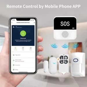 Tuya Smart Gateway GSM Security Burglar Alarm System with Motion Detector Anti-theft WiFi GSM Home Alarm System