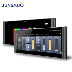 Tuya Smart Home 12-Inch Control Panel Zigbee Gateway LCD Display Background Music Amplifier Speaker for Home Automation