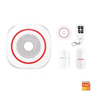 Tuya Smart Home Anti Theft System Three in One Gateway with Audible Visual Alarm WIFI Sensor PIR Smart Home Kits & Systems