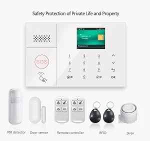 Tuya Smart Home Burglar Kit with Wifi Security 4G Alarm System Motion Sensors