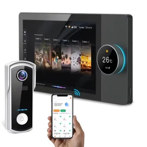 Tuya Smart Home Device Android WiFi Multi Function 7 Inch Touch Screen Zigbee Gateway in Wall Support 2 Gang Switch