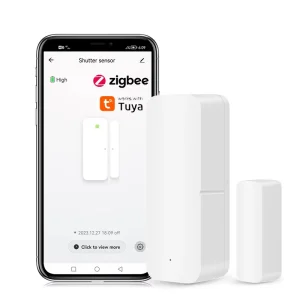 Tuya Smart Home Product Zigbee Door Window Magnetic Sensor Reporting Time Can Be Adjusted DC3V Battery Easy to Buy