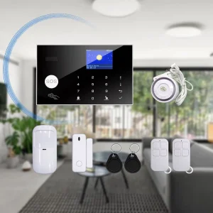 Tuya Smart Home Security Alarm System 433MHz 2G GSM WIFI Wireless Wired Portable Google Alexa Compatible Burglar Alarm