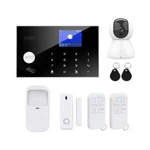 Tuya Smart Home Security Alarm System IP Camera 2G/4G/3G/GSM Google Alexa Compatible for House Protection Home Automation