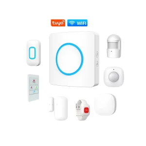 Tuya Smart Home Security Gateway Kit with Door Window Magnetic Alarm Vibration PIR Motion Sensor Remote Control System