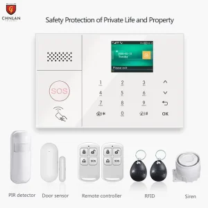 Tuya Smart Home Security System Wireless Home Alarm Kit with RFID & WiFi GSM Technology