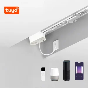 Tuya Smart Home WiFi Mini 4.2m Automatic Curtain Opener Living Room Remote Electric Curtain Motor Track Smart Motor System