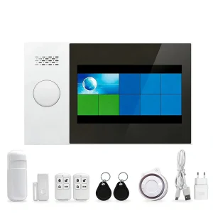 Tuya Smart Home Wireless 4G Alarm System Kit PIR Motion Detection WiFi Security Alarm Host