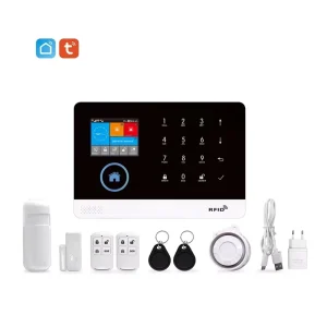 Tuya Smart Life Anti Theft Wireless Home Security Alarm Panel Wifi GSM Alarm System Kit