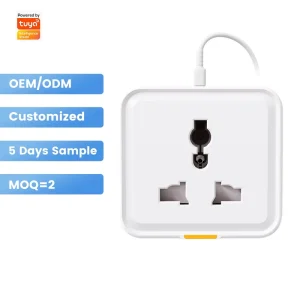 Tuya Smart Plug Socket 16A WiFi RF433 Adapter Type C Universal Plug Tasmota for UK EU IP34 Fire Resistance Shell Alexa Google