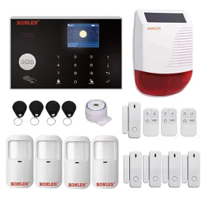 Tuya Smart WIFI 2G 4G 3G GSM Home Security Alarm System Burglar Kit Wireless Wired With Google Alexa IP Camera House Protection