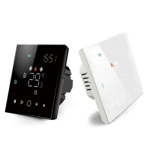 Tuya Smart WIFI Zigbee Touch Fan Coil Thermostat Digital Touch Screen Smart Home Indoor HVAC Syst Temperature Controller