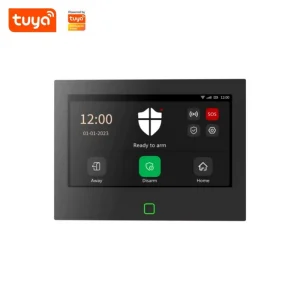 Tuya Smart WiFi 4G Security Alarm System 7” Panel Built in Siren Home Security System with 433 Door Motion Sensors