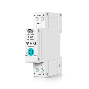 Tuya Smart WiFi 63A Single Phase Power Meter with Prepayment Management & Overcurrent Protection PST 1P J 63A
