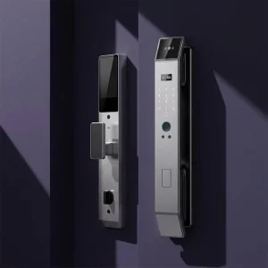 Tuya Smart WiFi Door Lock RS114 Face Recognition Fingerprint Password Card Swipe Remote Unlock Aluminum Alloy Wooden Door
