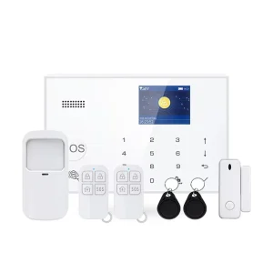 Tuya Smart WiFi GSM 433MHz Home Security Alarm System Kit with Tuya Smart Life APP CE Certified up to 100 Wireless Sensors
