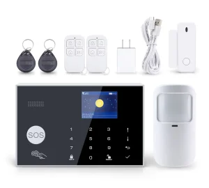 Tuya Smart WiFi GSM Home Security Alarm System Wireless Burglar Alarm Kit Alexa Google Home Compatible for House Shop PST-G30