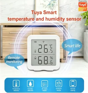 Tuya Smart WiFi Temperature Humidity Sensor Air Quality Monitor Wireless Detector App Control Intelligent Digital