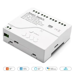 Tuya Smart WiFi for 433MHz 1 2 4 Channel RF Remote Control Relay Switch Module 12V 32V 220V Alexa Google Home Smart Life