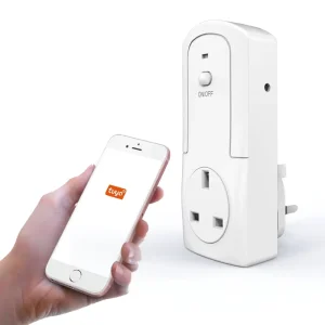 Tuya Smart Wireless Electric Remote Outlet Switch Plug in Type With Power Meter Function