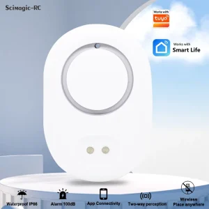 Tuya Smart Wireless Water Leak Detector Sensor Waterproof Flood Oveflow Alarm System Remote Notification for Home Pipe E0604