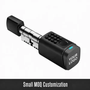 Tuya & TT Lock Dual App Smart Cylinder Fingerprint WiFi European Standard Digital Door Lock Adjustable Length Smart Lock