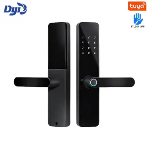 Tuya TTLock WiFi Multi Protocol Smart Door Lock Aluminum Zigbee Fingerprint Keyless Cloud APP Remote Control OEM One Touch