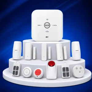 Tuya WIFI GSM Smart Security Alarm System Kit ABS Internal Siren 85dB Support Multiple Languages Protect Your Home CE ROHS