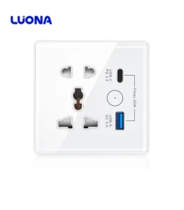 Tuya WIFI Smart Socket Plug UK CN Standard Type C USB Ports Alexa Google Assistant Voice Control APP Control 13A 2 Year