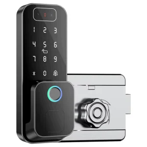 Tuya Wi-Fi Smart Outdoor Door Lock, IP65 Waterproof Aluminum Alloy, Smart Lock Cylinder, Keyless Entry Lock