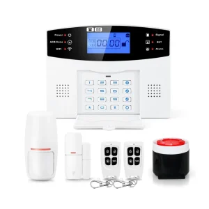 Tuya WiFi 4G Home Alarm System with LCD Keypad Intercom 110dB Siren Smart Security Kit PST-30A-4GEU
