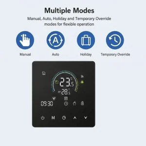 Tuya WiFi Heat Pump Controller for Dual Heating Cooling Two Source Systems with Smart Life App Remote Control
