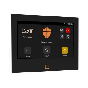 Tuya WiFi Home Burglar Security Alarm System Wireless 433Mhz 7 Inch Display Screen Full Touch Control Panel