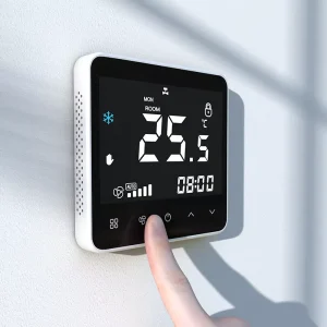 Tuya WiFi Intelligent Temperature Humidity Monitoring Air Conditioning Thermostat Screen Display Thermostat