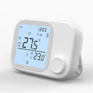 Tuya WiFi RF Split Thermostat Schedule Alexa Google Home Humidity Monitor Anti-freeze Plug-in & EU 86 Box Heating Thermostat