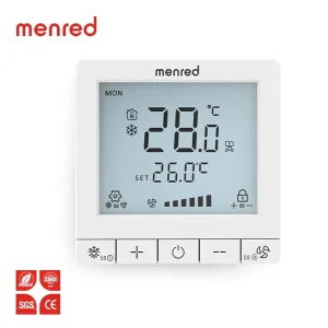 Tuya WiFi Smart Device Central Air Conditioner Thermostat Temperature Controller 3 Speed Fan Coil Unit Tuya Wifi Thermostat
