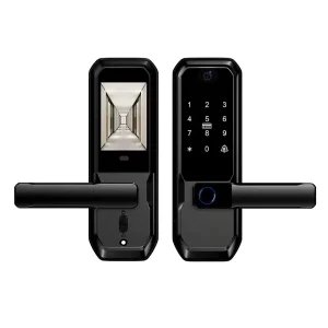Tuya WiFi Smart Lock Indoor Wooden Door Aluminum Alloy Fingerprint Password Remote Unlock Video Intercom Cloud Storage App