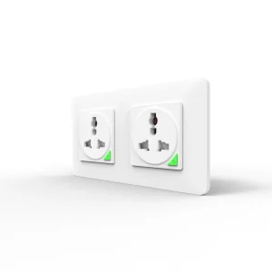 Tuya WiFi Smart Power Socket 16A Universal Plug with Alexa Voice Control Smart Home Electrical Outlets and Power Monitor