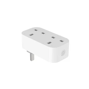 Tuya WiFi Smart Socket UK Standard 13A Double Plug Voice Control Timer Smart Plug Outlet