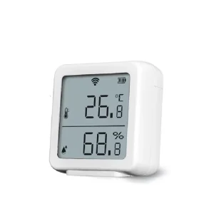 Tuya WiFi Smart Temperature Humidity Sensor Home Indoor Thermometer OLED Display Android Google Home Alexa Echo Voice Control