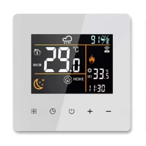 Tuya WiFi Smart Thermostat LCD Touch Weekly Timer Humidity Sync Low Power 86 Box Heating Factory Manufacturer