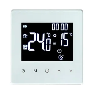 Tuya WiFi Smart Touch Screen Thermostat 3A 16A 25A Dual Use Water/Gas/Electric Heating LCD Programmable Control Energy Saving