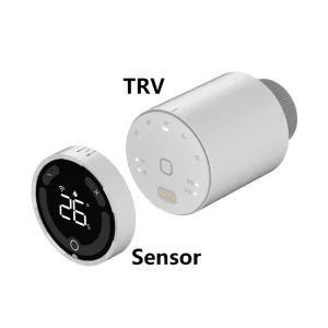 Tuya WiFi Smart Zigbee 3.0/Bluetooth Radiator Thermostat (TRV) Temperature Sensor GEM208 PVC Material Battery Living Room