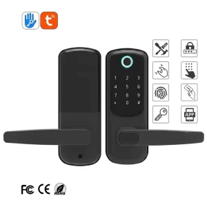 Tuya WiFi Ttlock App Remote Control Electric Passcode Biometric Fingerprint Airbnb Use Digital Lock Pick Home Bedroom Smart Lock